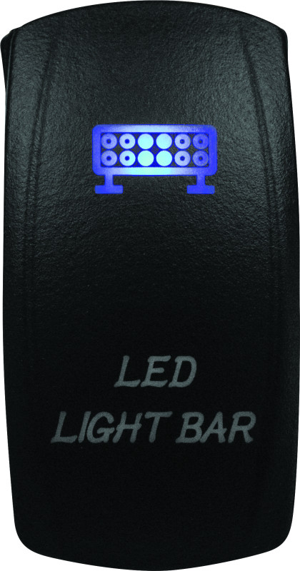 DragonFire Racing Lighted Switch Led Light Bar On/Off Blue
