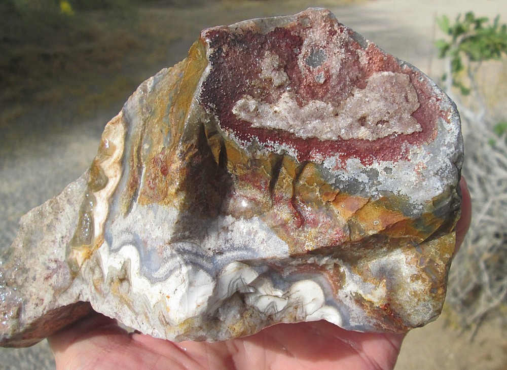 CRAZY LACE AGATE ROUGH ~ 3 lbs 13 ozs