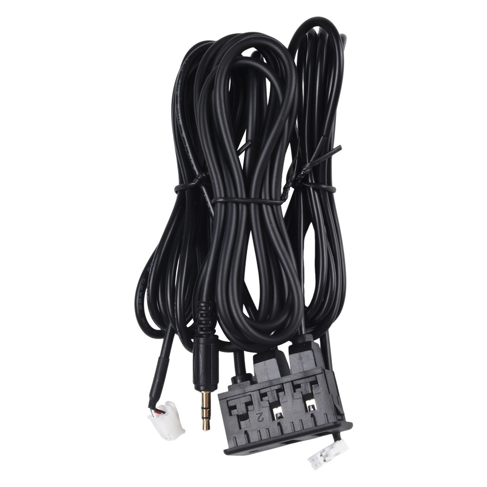 Convenient Car Dash Mount USB AUX Port Panel Interface Extension Adapter