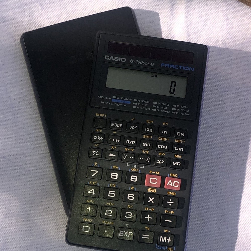 Casio FX-260 Solar Scientific Calculator Tested