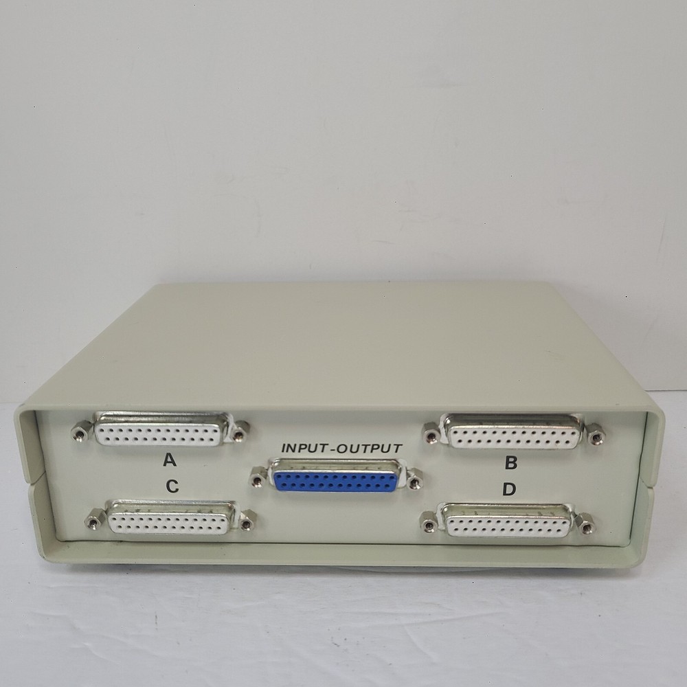 ESM Corporation Data Transfer Switch Input Output Vintage Taiwan A B C D