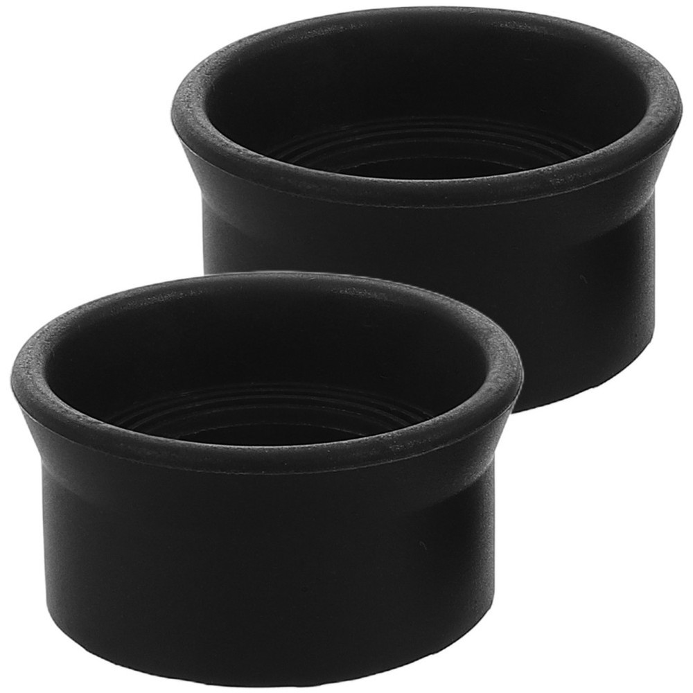 2 Pcs Microscope Eyepiece Cover Binocular Cups Binoculars Rubber