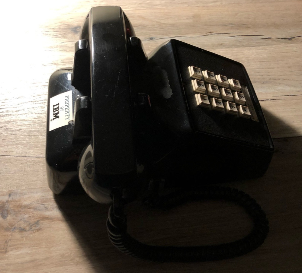 COMDIAL Vintage Black 2500-BC Telephone - ☎️ TESTED AND WORKING! ☎️