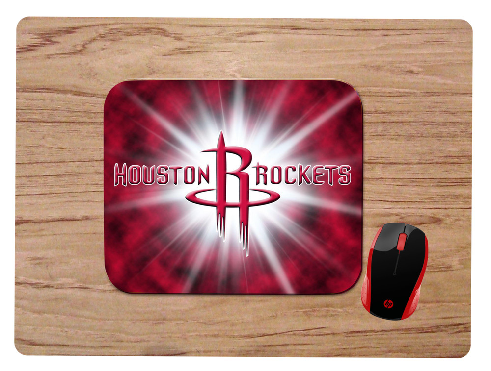 HOUSTON ROCKETS MOUSEPAD MOUSE PAD HOME OFFICE GIFT NBA