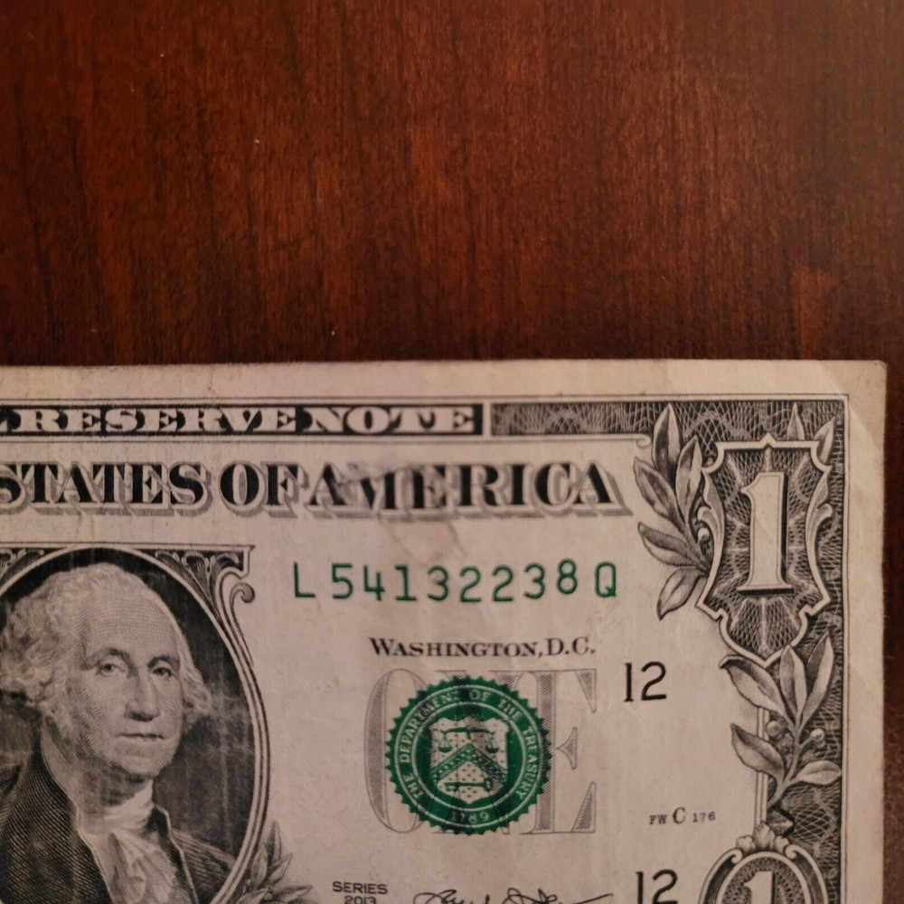 2 -1 dollar odometer error notes.( 2 note lot).