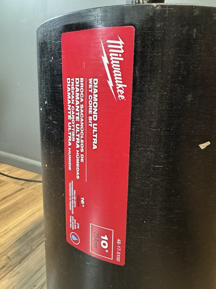 Milwaukee Core Rig Ultra Diamond Bit 10”