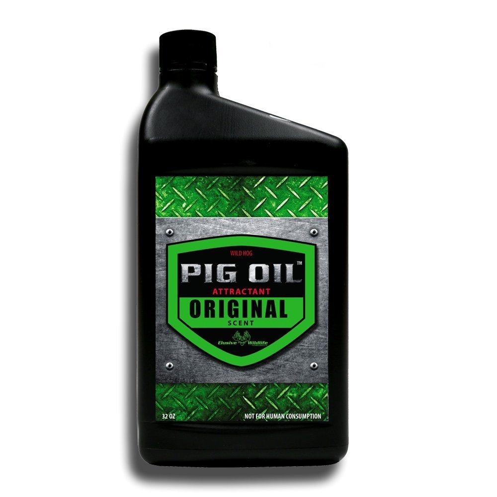 Elusive Wildlife Technologies, LP Pig Oil - Wild Hog Attractant - Long Black