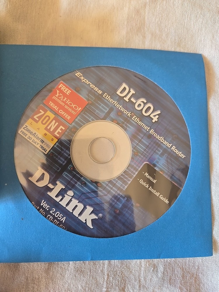 D-Link DI-604 Express Ethernet 4 Port Broadband Router