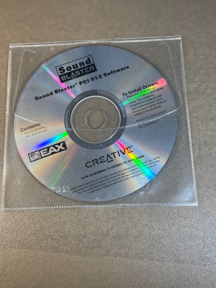 Sound Blaster PCI 512 Software (13)