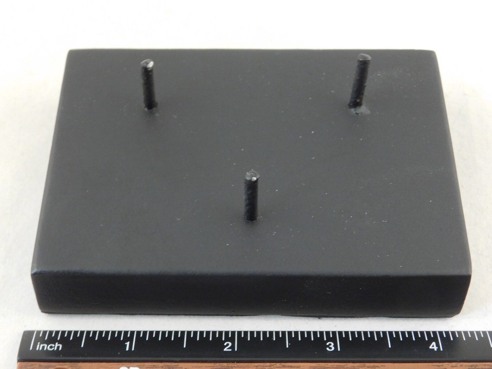 Display Stand Black Color Three Post Medium Size