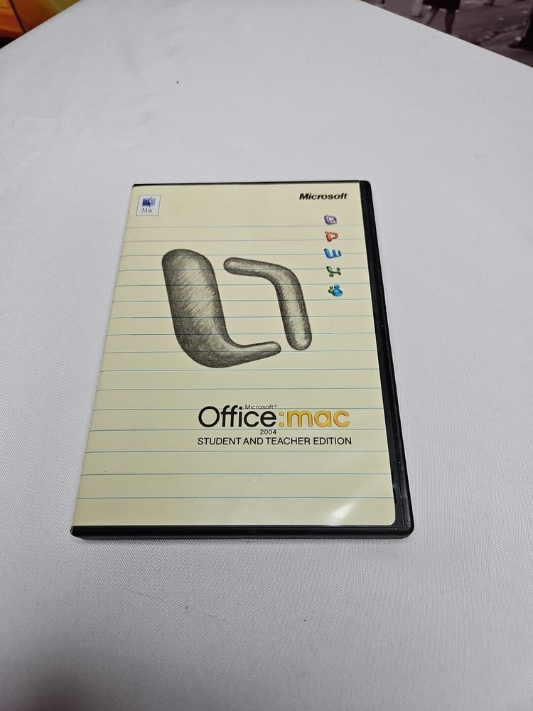 Microsoft Office Mac 2004 Student and Teacher Edition Software - 3 keys Incl.