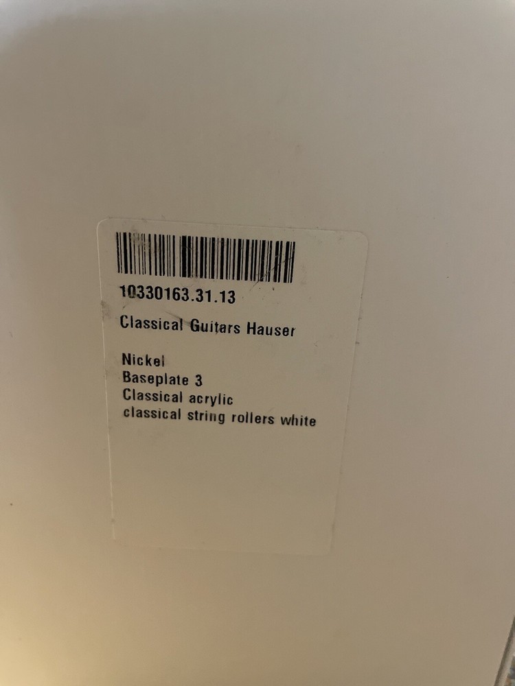 Schaller Classical steing rollers white