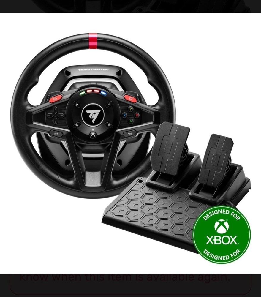Thrustmaster T128 Steering Wheel & Pedals Xbox & Windows 11
