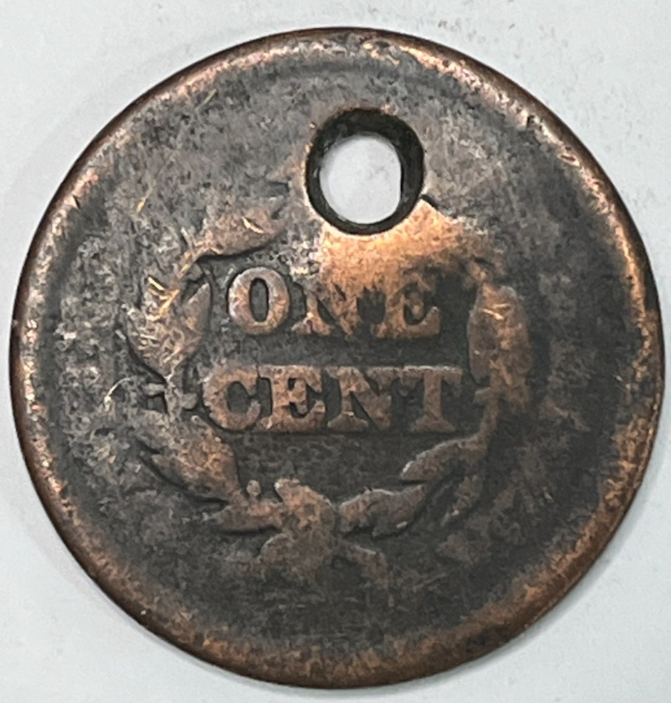 Braided Hair Large Cent-Cannot read