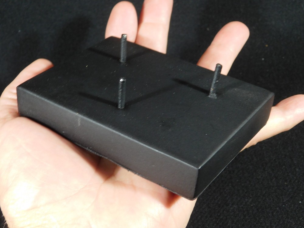 Display Stand Black Color Three Post Medium Size