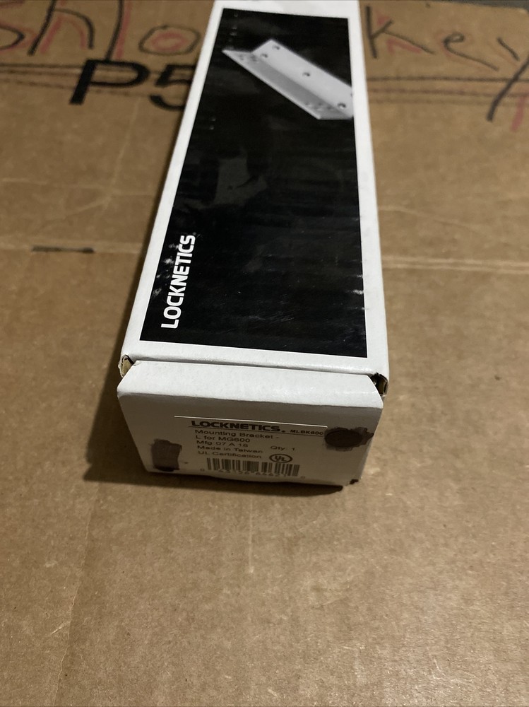 Locknetics Electromagnetic Lock Mounting L Bracket for MG600 - MLBK600