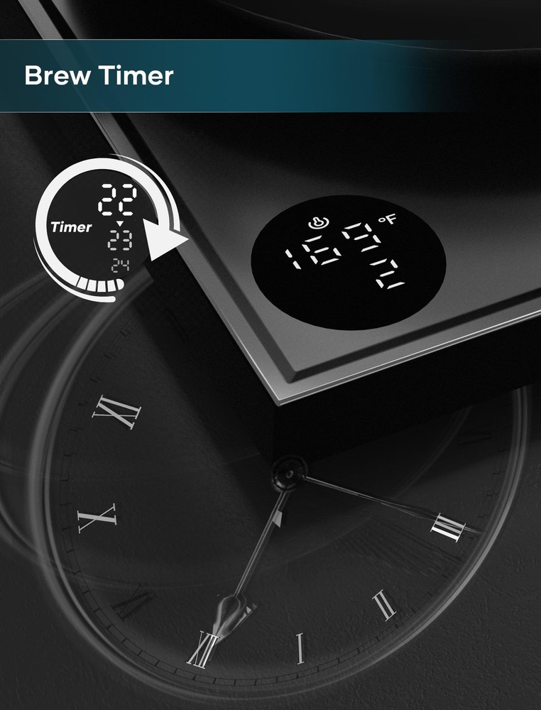 Electric Kettle, Gooseneck Electric Kettle, ±1℉ Precise Temperature Control, ...