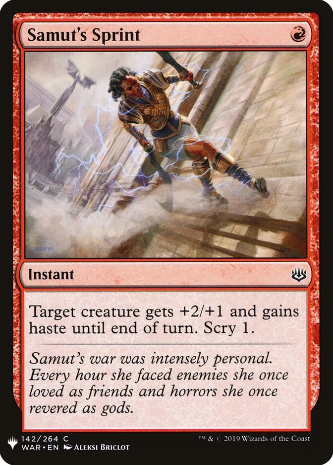 Samut's Sprint The List Reprints 142 MTG LP