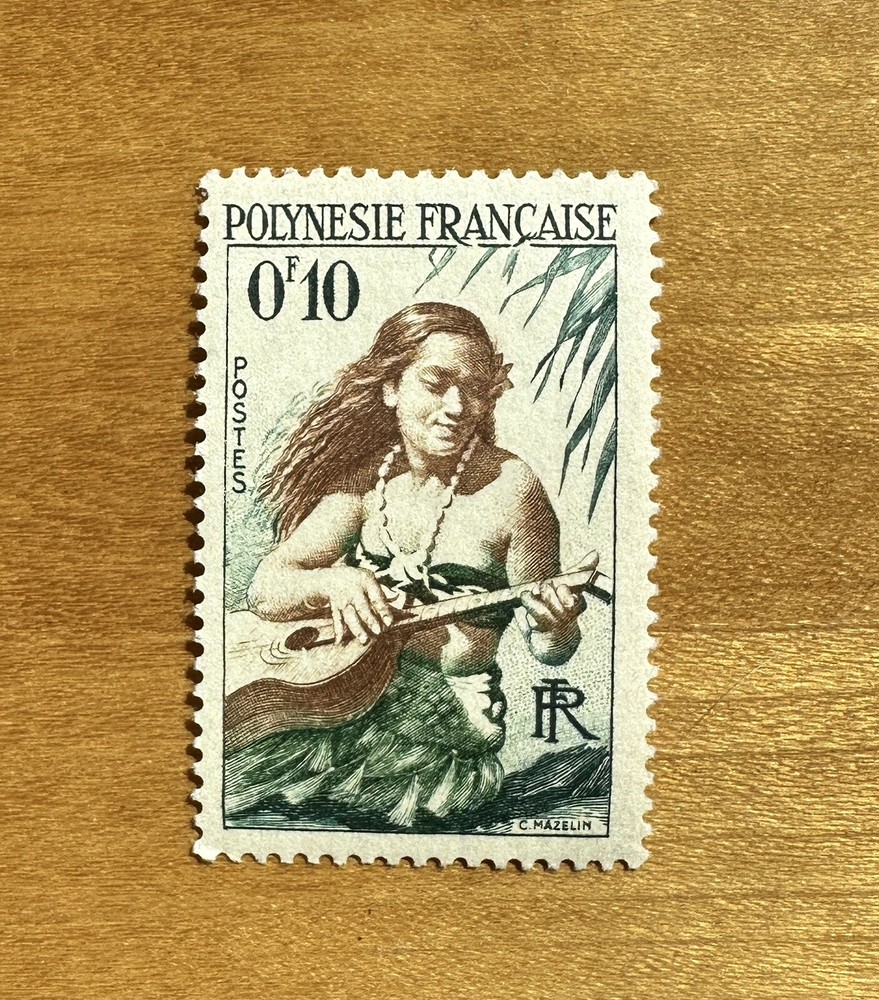 French Polynesia stamp from 1958 Single stamp MH