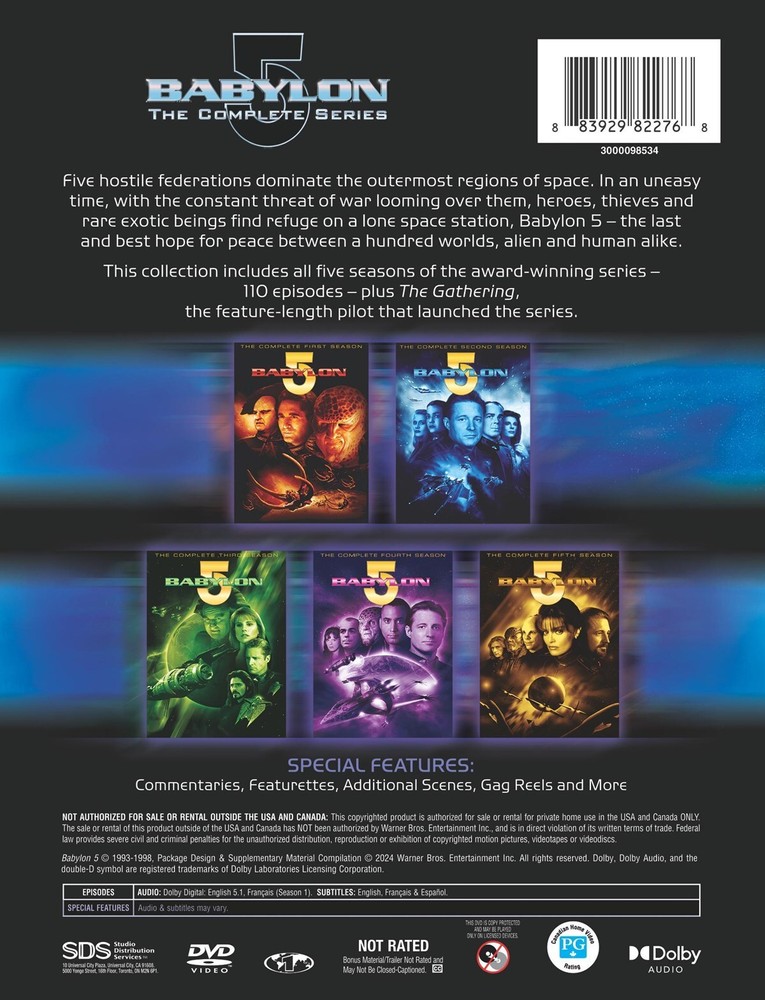 Babylon 5 The Complete Series DVD NEW