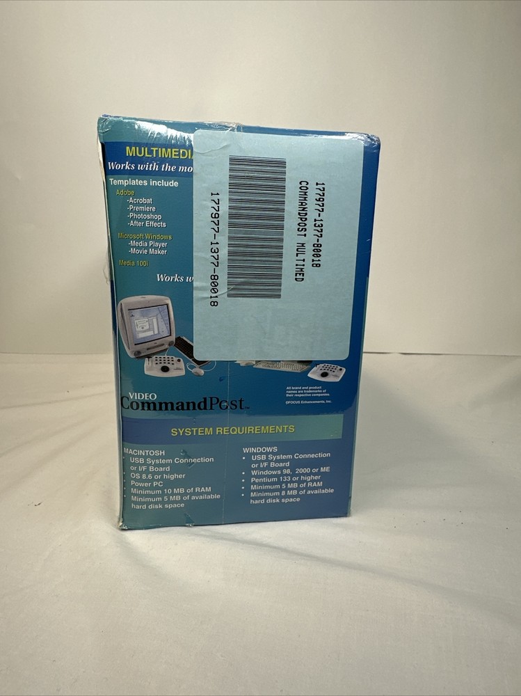 FOCUS COMMAND POST CP1 CP-1 MEDIA CONTROLLER W/ USB CONNECTOR CABLE HT-39 SEALED