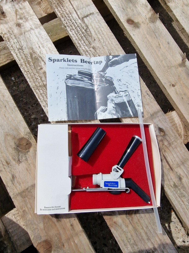 Vintage Sparklets Beer Tap In Orignal Box