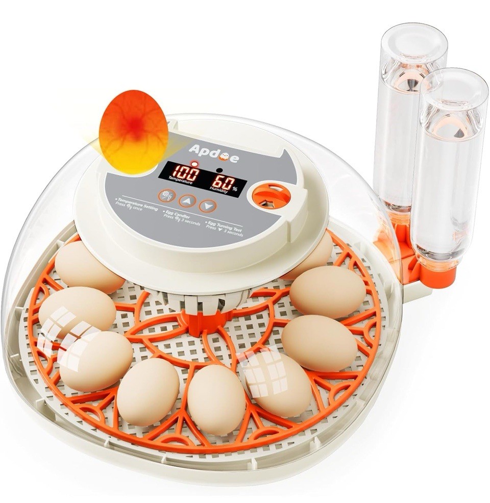 Egg Incubator with Automatic Egg Turning and Humidity Control and Temperature Co