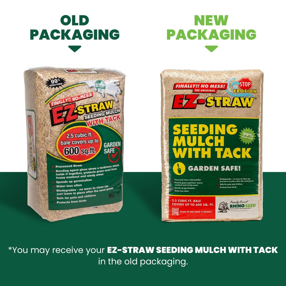 EZ Straw Seeding Mulch with Tack 25 cu ft
