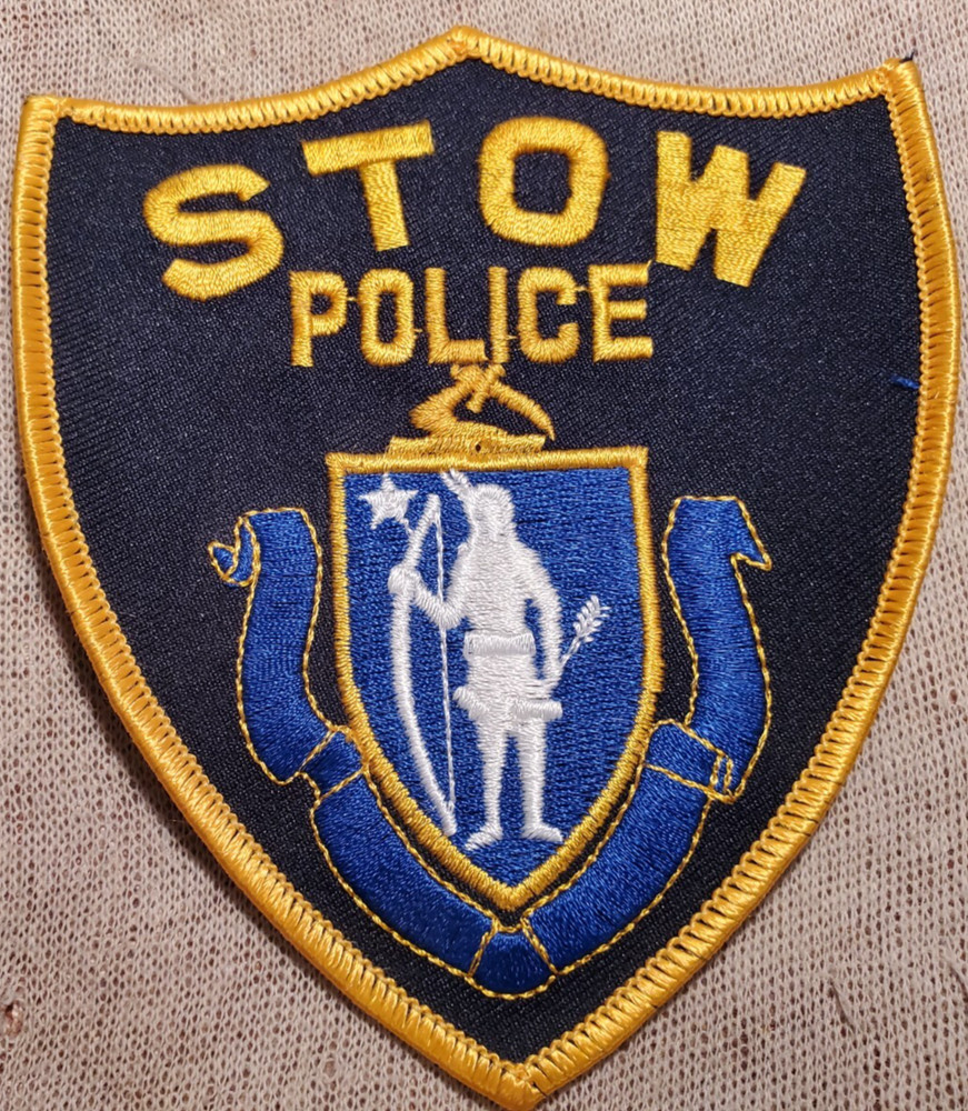 MA Stow Massachusetts Police Shoulder Patch
