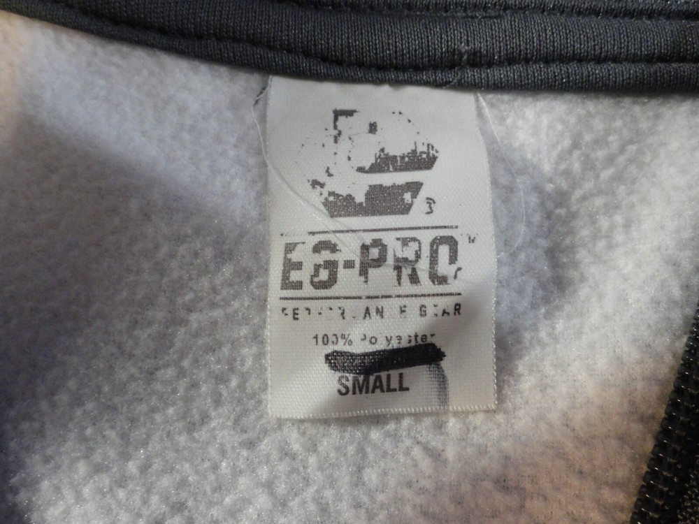 USAF AIR FORCE PREP GRAY QUARTER ZIP PULLOVER LIGHTWEIGHT ATHLETIC SWEATER S