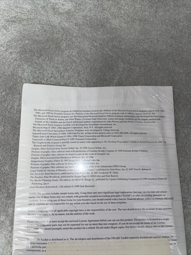 Microsoft Office 2000 Premium & Professional- With Product Key, Sleeved, Sealed
