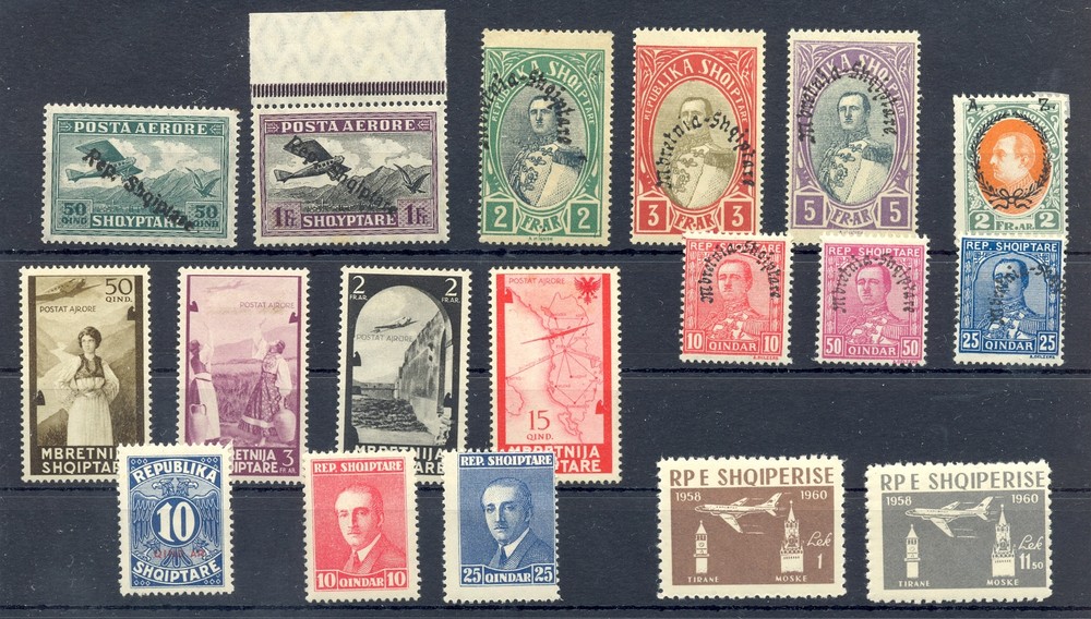 ALBANIA LOT 18 ST. */**- MOST VF