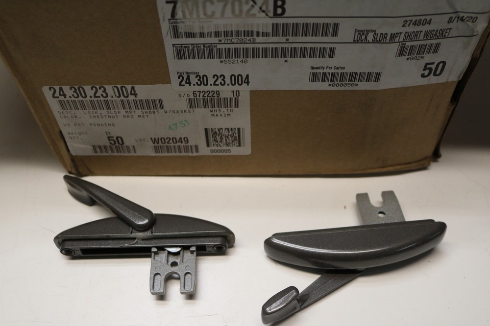 Amesbury Truth Contour Multi-Point Window Locking Slider - Chestnut Bronze