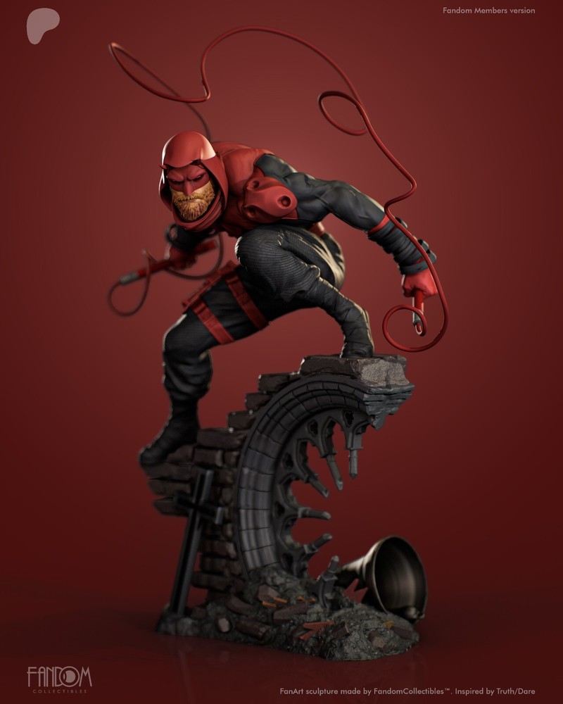 Daredevil 3D Print Unpainted/Unassembled
