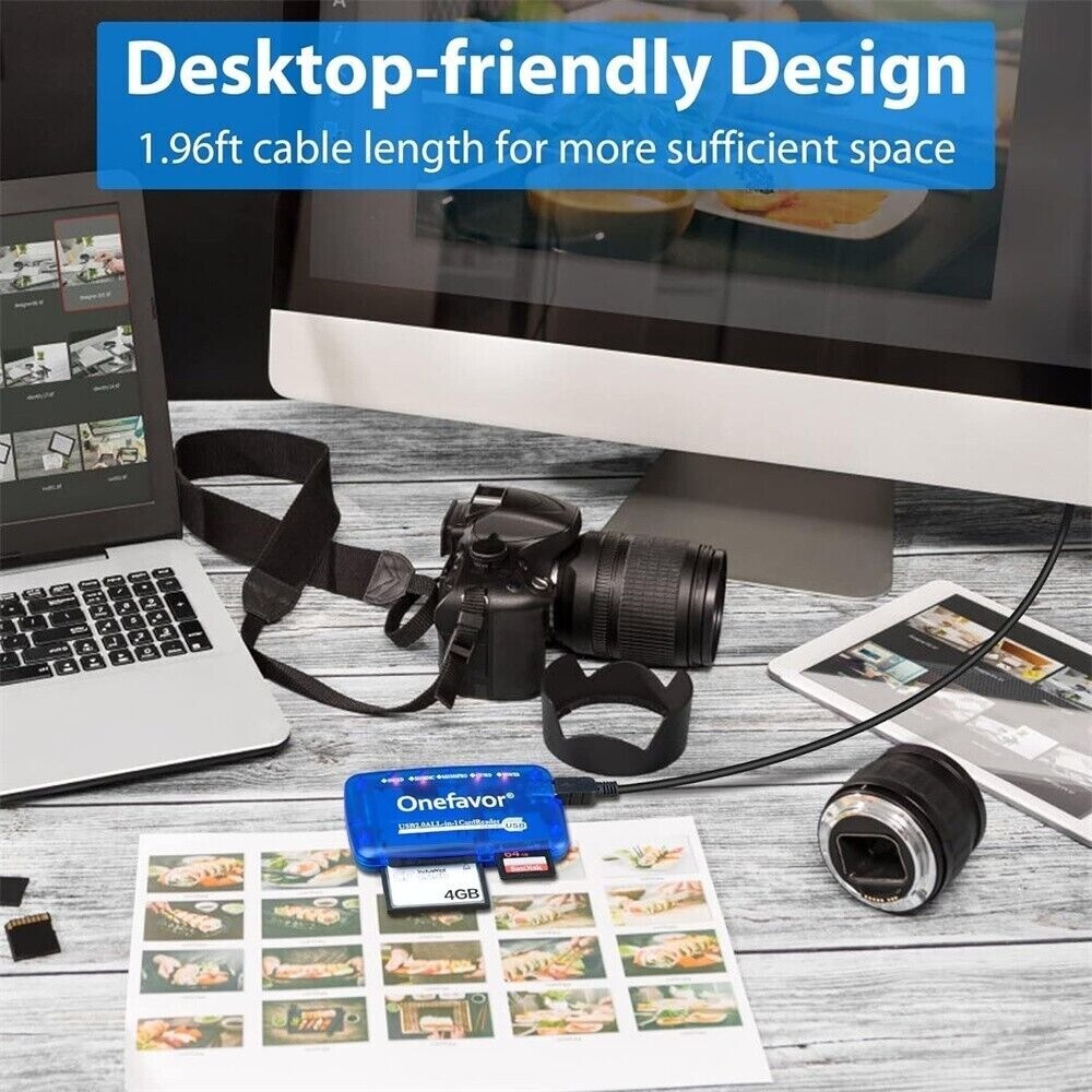 Smartmedia Card Reader All-In-1 Universal Multi Card Adapter For iPhone Android