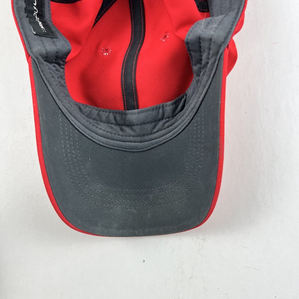 Nike Golf Hat Adjustible One Size Red