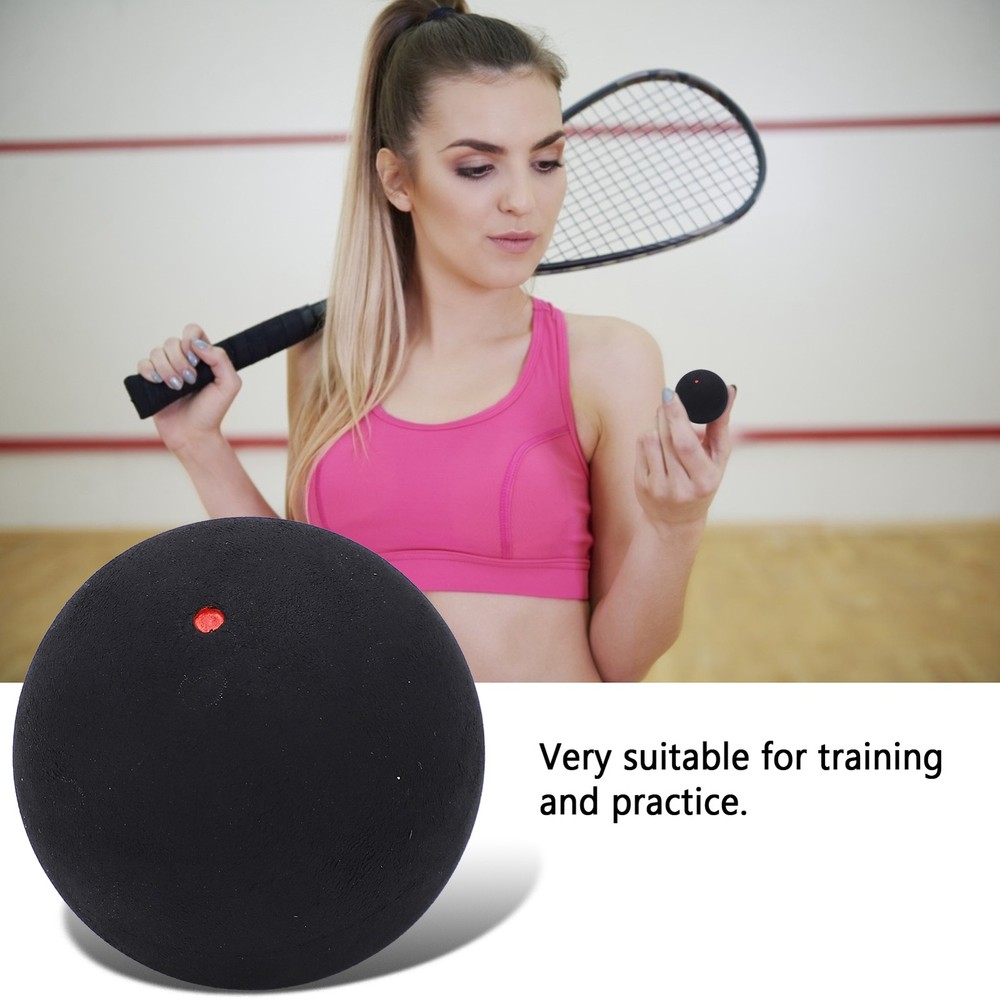 5 X 37mm Single Dot Squash Balls For Beginner Training