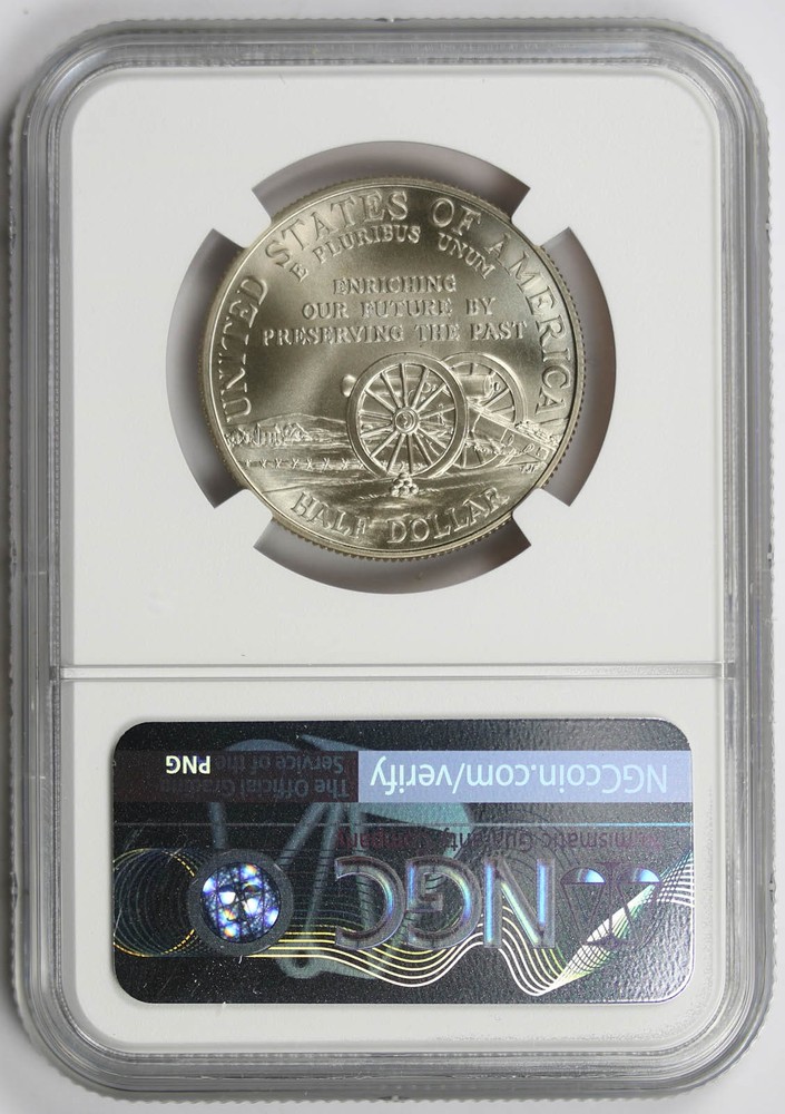 1995-S Civil War Battlefields Modern Commemorative 50C MS 69 NGC