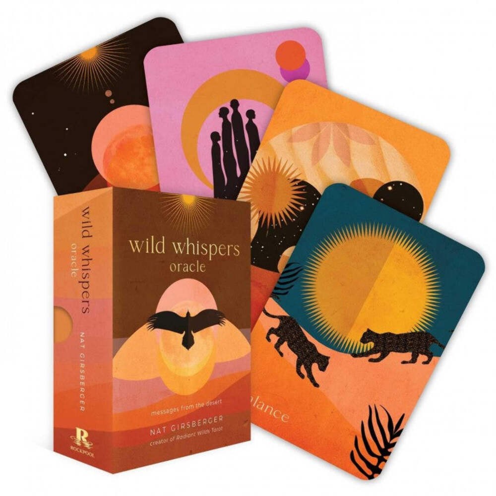 Wild Whispers Oracle Deck 44 Cards & Guidebook By Rockpool