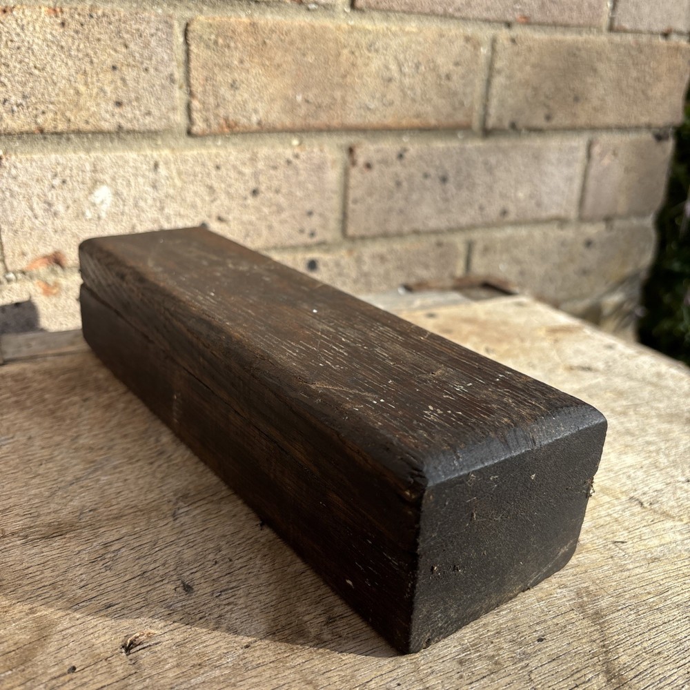 sharpening stone sharpener vintage tool With Wooden Box Very Nice Large