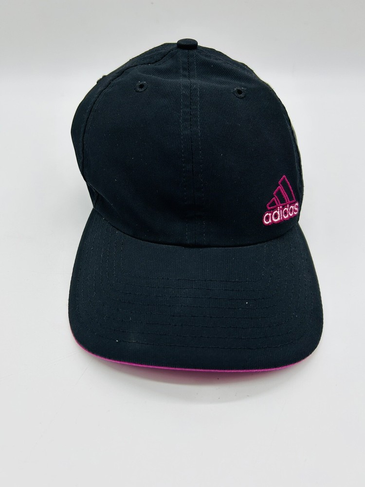Adidas Womens Hat Adjustable Cap Running Active Climalite Black Purple One Size