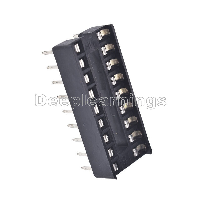 50PCS 18-Pin Socket Pcb Mount Connector Dil Dip Develope Ic NEW