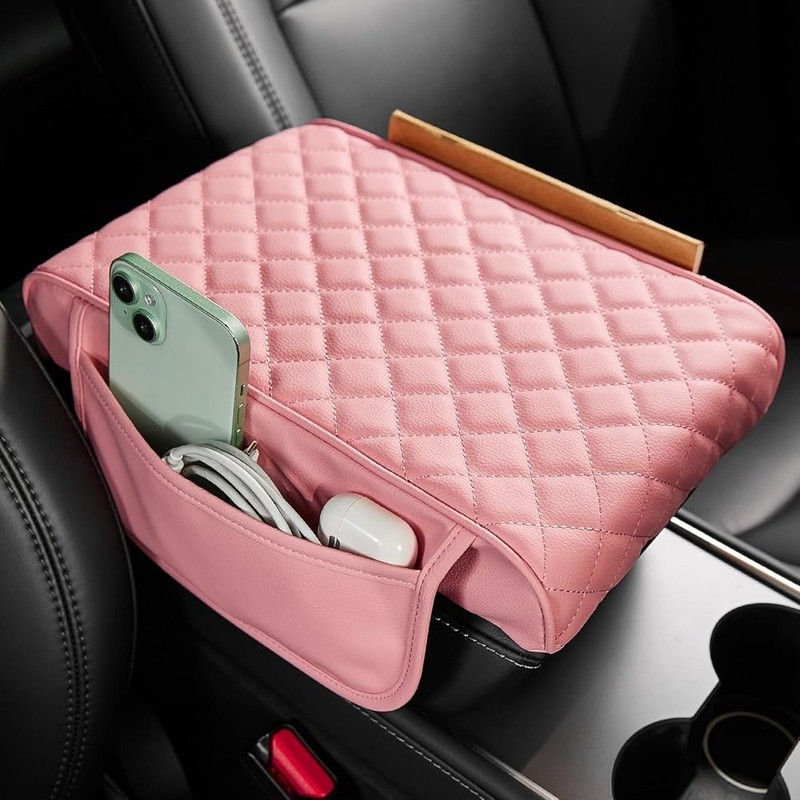 Scratch Resistant Console Cover Waterproof Armrest Protector SUVs Sedans Trucks