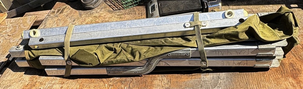 Compact Lightweight FOLDABLE Aluminum Sleeping Cot US Military OLIVE DRAB