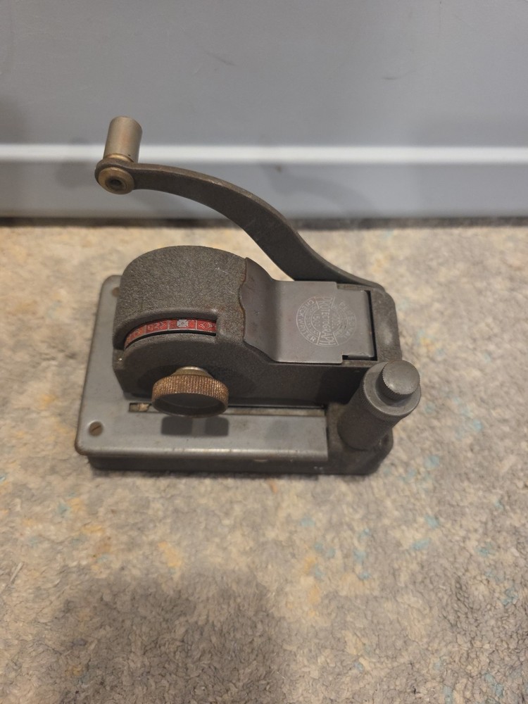 Vintage check writing machine