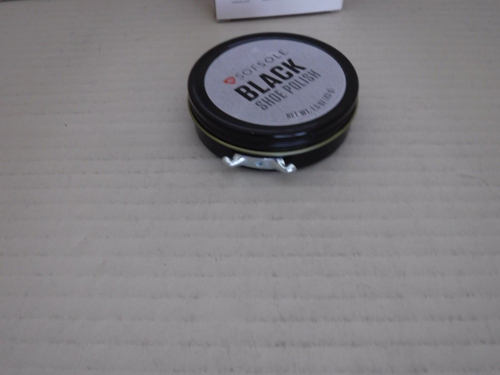 Sofsole Shoe Polish, Black, 1.5-Ounce