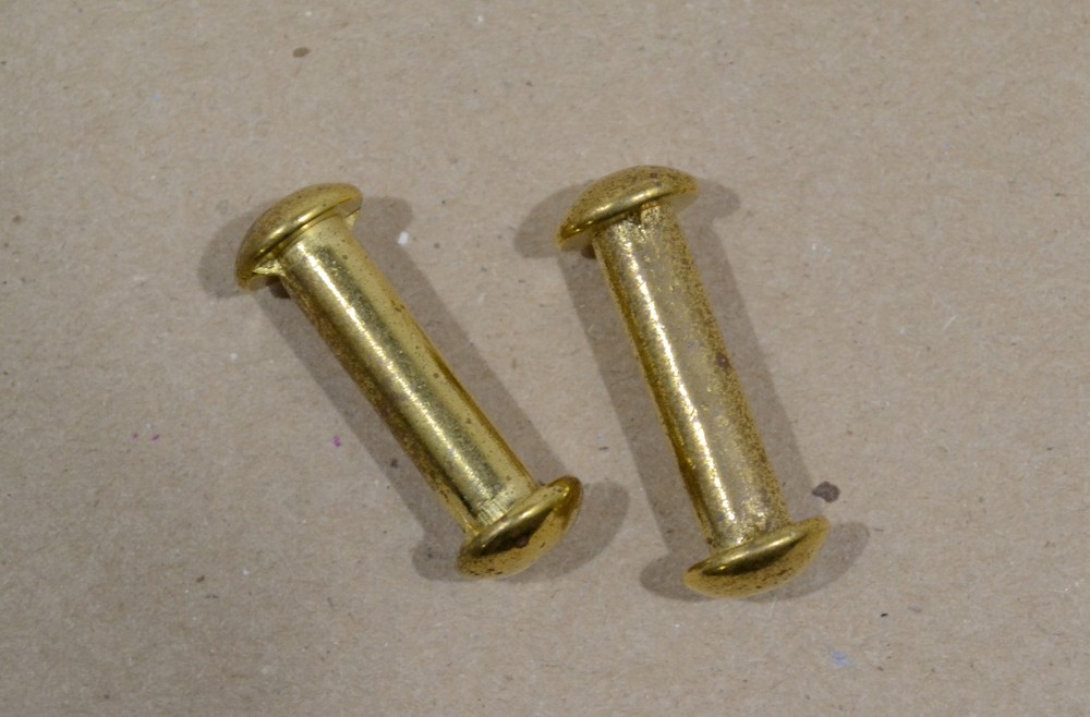 Halter Bolt - 1" - Solid Brass - Pack of 6 (F469)