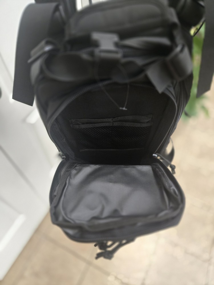 Tactical Backpack Military Series Heavy-duty Black MULTIPLE COMPARTMENT