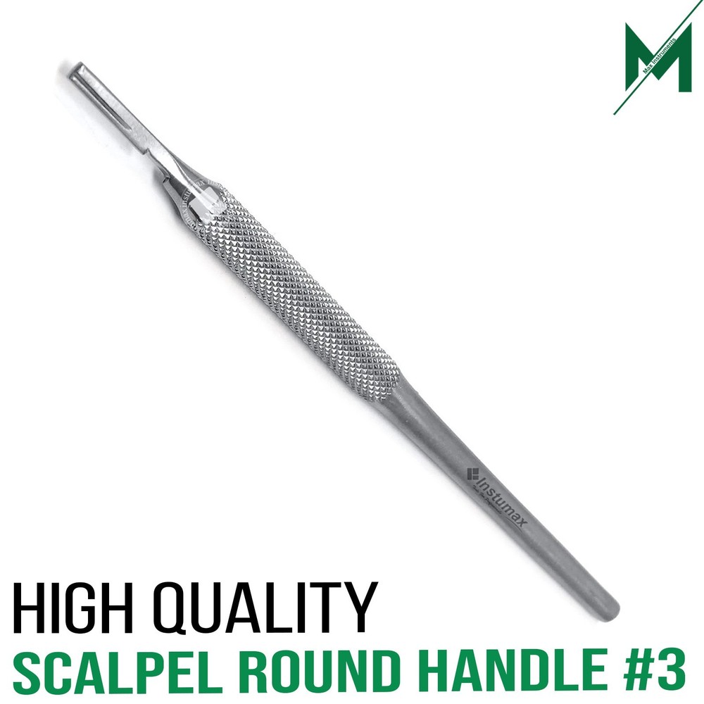 Surgical Scalpel Handle Holder #3 With Round Pattern Premium Quality Instruments