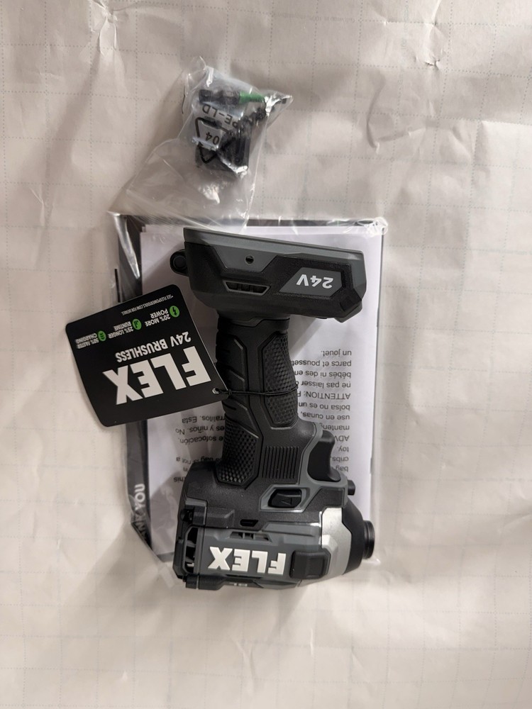 Flex FX1371A Quick Eject Hex Impact Driver 24V 1/4-in WITH CASE